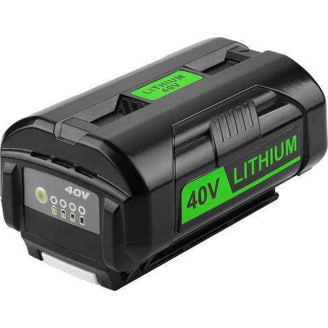 240 Wh / 6,0 Ah Lithium-Ersatzakku für Ryobi Op4026A und Op4050, 40 V, kompatibel mit den Akku-Werkzeugen Ryobi Op4026A und Op4050 (4000 mAh), 1 Stück (1/5)