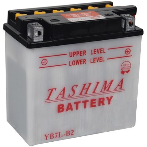 Batterie moto YB7LB2 12V 7Ah – Technologie AGM – Résistante aux vibrations – Pour motos Harley-Davidson, Yamaha, Honda
