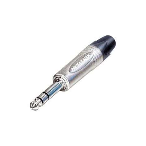 Neutrik - connecteur jack, 3 points male, 6 3mm, nickelé