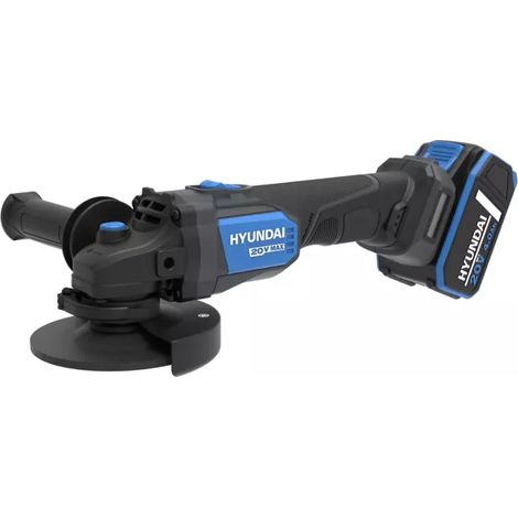 smerigliatrice angolare a batteria hyundai disco 125 mm 20v, solo corpo macchina - cod. 25858 (1/4)