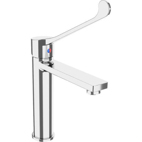 Ravak Safe - Miscelatore lavabo con leva medicale, cromato X070620 (1/4)