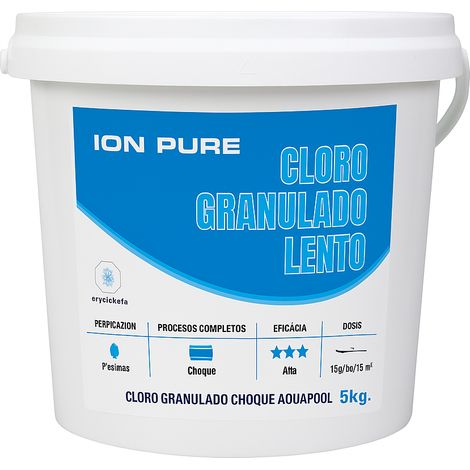 Cloro granulado lento - 5 kg