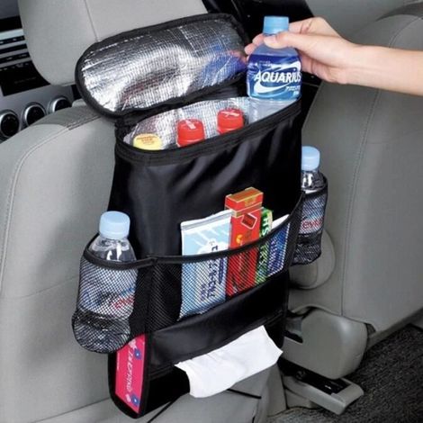 Organisateur de siège de voiture Back Seat Pochette de rangement Food siège sac de rangement Accessoires Intérieur (1/4)