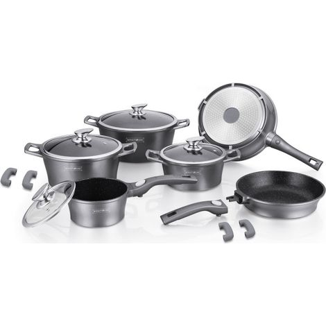 Batterie de cuisine 17 pièces Argenté Royalty Line RLES2014M-SIL (1/4)