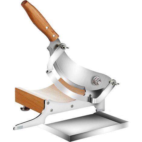 Meat Slicer, Manual Slicer, Adjustable Thickness, for Home Kitchen Lamb Pork Beef Fish Vegetables (1/5)