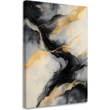 Tableau déco Marbre Glamour Abstraction 70x100 (1/5)