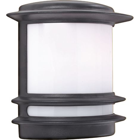 Stroud Applique - Metallo nero e policarbonato bianco, IP44 (1/5)