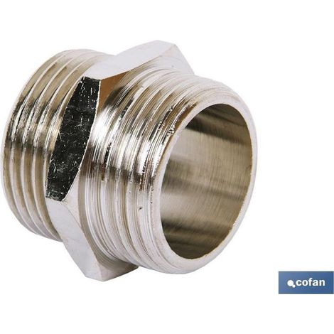 Taraud cylindrique R-3/8 à filetage égal, raccords métalliques, différentes tailles.