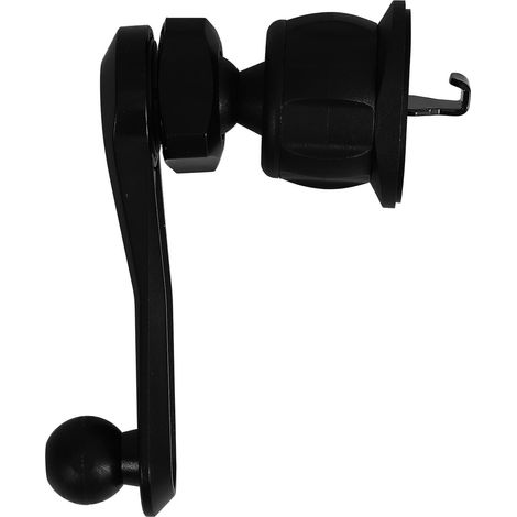Support de Téléphone Intégré, Bras Long Rotatif, Clip Crochet Facile à Installer en Plastique et Métal Noir pour Fixation sur Grille D'aération (1/5)