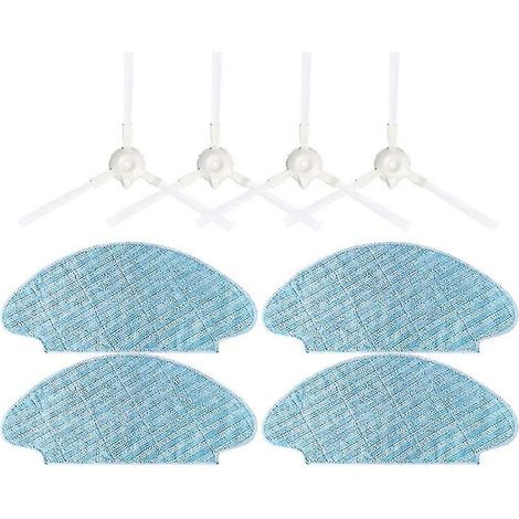 Brosse latérale, chiffons de nettoyage pour balai à franges Tefal Rowenta Explorer / X-plorer Série (1/4)