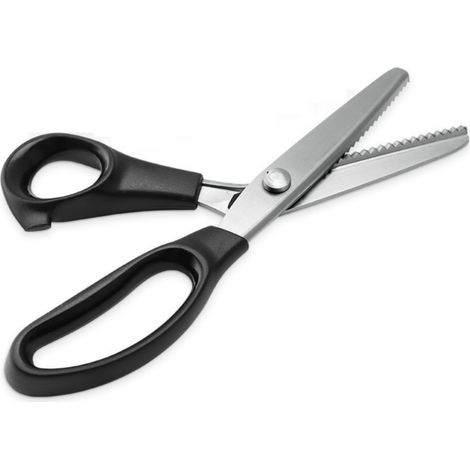 Zigzag Scissors - Stainless Steel - 5 mm Wave Cut - For Fabric Sewing And Crafts - 1 Piece