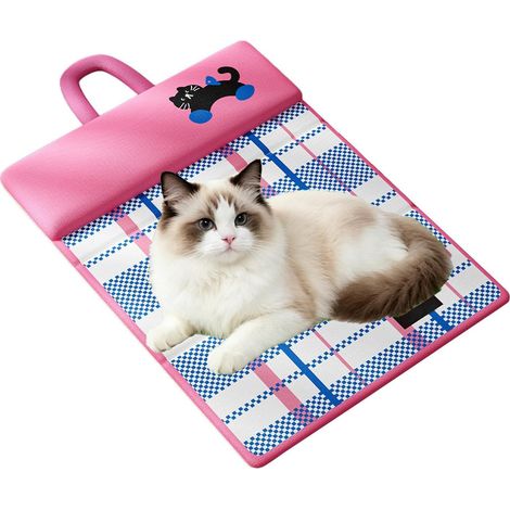 Tapis Rafraîchissant pour Chien Tapis en Gel Antidérapant Respirant Tapis Rafraîchissant pour Chiot Adapté À Maison Salon Jardin Terrasse Intérieur Extérieur Été (1/5)