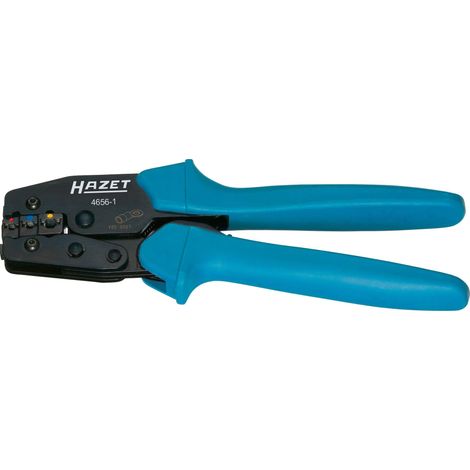 Hazet 4656-1 Pinza crimpatrice Capocorda isolato, Connettore cavo isolati 0.5 fino a 6 mm²