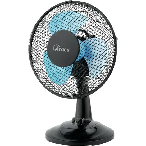 Ardes AR5EA23B New Easy 23 Ventilatore da Tavolo 21W 23 cm 2 Velocita' Oscillazione Automatica 49 dB colore Nero (1/5)