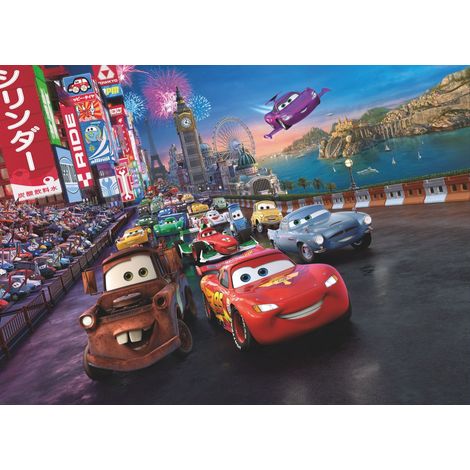 Komar Cars Race 254 x 184 cm, Papier peint panoramique 4-401, photomurale sur intissé (1/6)