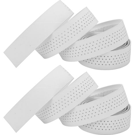 Ruban antidérapant pour guidon de vélo de course avec embouts, parfait pour le cyclisme - Gris argenté (1/5)