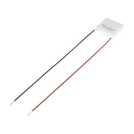 TRU COMPONENTS TEC1-127060 Cella di Peltier 15.4 V/DC 6 A 51.4 W (L x L x A) 40 x 40 x 3.6 mm