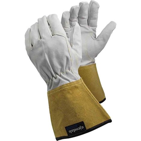 TEGERA Schweißerhandschuhe TEGERA® 126A Gr.10 weiß/gelb