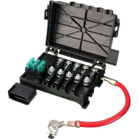 royaluxe -Couvercle de boîte à fusibles Batterie Terminal pour VW Golf MK4 Jetta Beetle Audi A3 550 1J0937550A Pièces détachées automobiles (1/5)