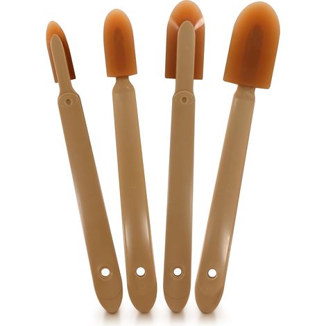 Ensemble de 4 outils en caoutchouc pour coulis/scellant/truelle/grattoir/applicateur (1/5)