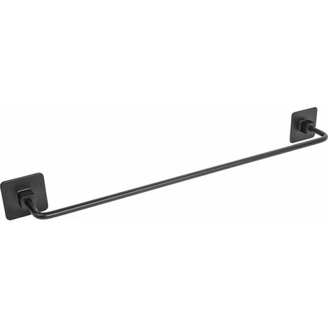 Porte-serviette 45 mural noir mat mod. Cold wind black