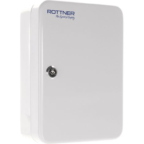 Boîte à clés SK 10 H250xL180xP85mm gris clair STA Anz.Hak.20 ROTTNER (1/5)