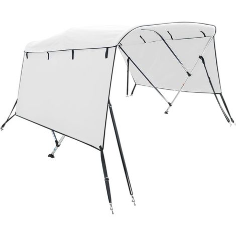 Toit bimini à 3 arceaux parois latérales 183x(170-182)x137 cm CFW115806 (1/5)