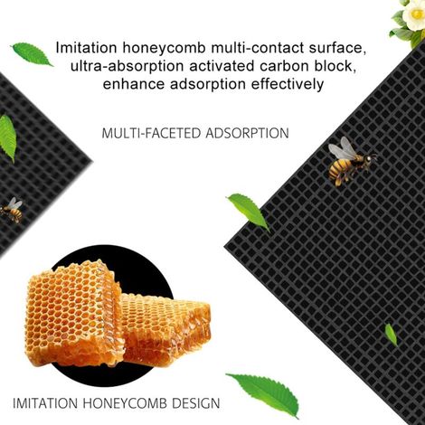Cube Filtre Aquarium en Charbon Actif 10x10x10 cm Noir – Filtration Ultra Puissante et Écologique (1/4)