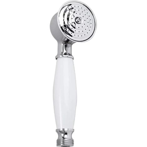 Retro Copper Hand Held Shower Head Silver Shower Head (1/3)