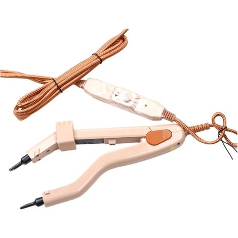 Extension De Cheveux Professionnelle À Température Réglable, 1 Pièce, Connecteurs Thermiques En Fer Fusion, Outil La Kératine Gain Temps Efficace