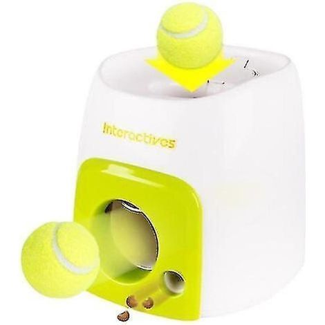 Lanceur de balles automatique pour chien – Jouet interactif – Lancement de balles de tennis – Taille 16x16x20 cm – Pour jeux en extérieur (1/3)