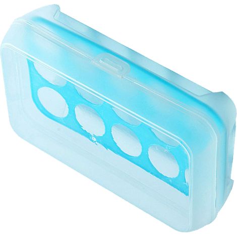 Boîte de rangement œufs avec couvercle 15 alvéoles anti-poussière renforcée pour cuisine frigo (1/5)