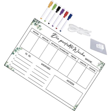 Effa able Hebdomadaire pour R frig rateur Planificateur M (1/5)