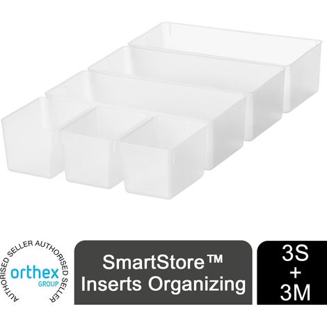 Orthex Box Inserts for Easy Organizing 3+3 Inserts SmartStore 15