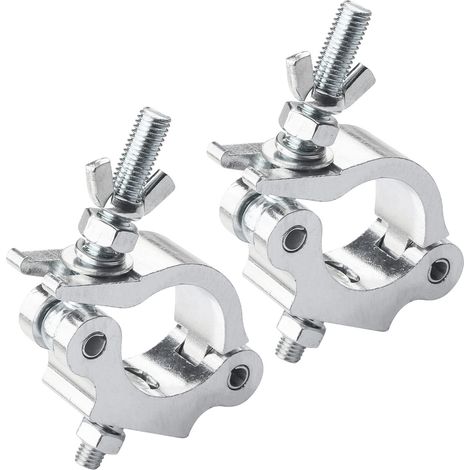2 Stück Bühnenbeleuchtungsklemmen, Bühnenbeleuchtungszubehör, Schnellspann-Stangenklemmen, Beleuchtungshaken für 42–51 mm Stangen