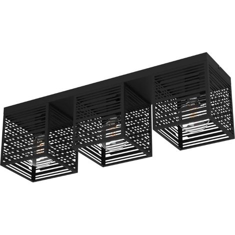 Plafonnier Pieditas E27 3x40w L: 73 cm B: 18cm H: 20,5 cm Dimmable (1/3)
