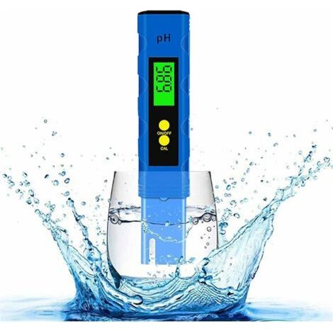 Kit de mesure numérique du pH, 0-14 pH, Précision 0,01 pH, Pour l'eau potable, Aquariums, Hydroponiques, Piscines (1/5)