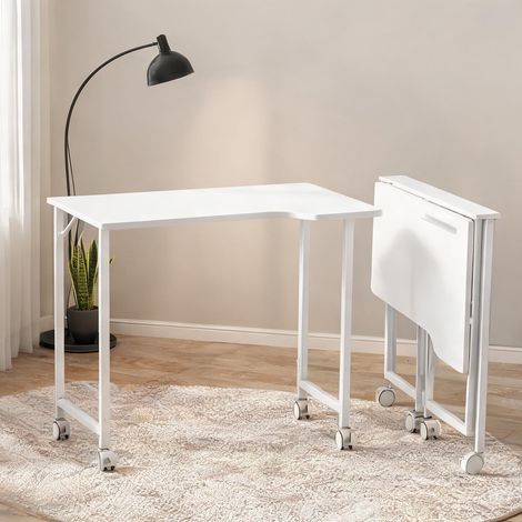 Bureau pliable en MDF 80 x 52 x 75 cm (1/5)