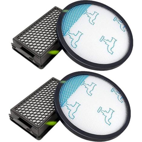 Lot de 4 filtres HEPA compatibles Rowenta Compact Power XXL RO4825 RO4871 RO4855 RO4881 - DASINKO (1/5)