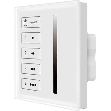 Panneau tactile variateur TL4-1D compatible avec l'alimentation par bus système et variateur monophonique DT6 B (1/5)
