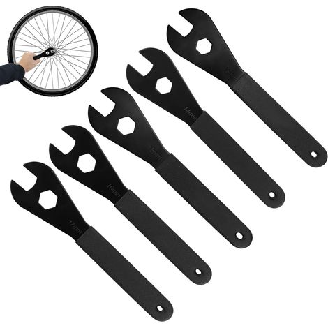 Fahrradnabenschlüssel, Sechskantschlüsselsatz, 13–17 mm (1/5)