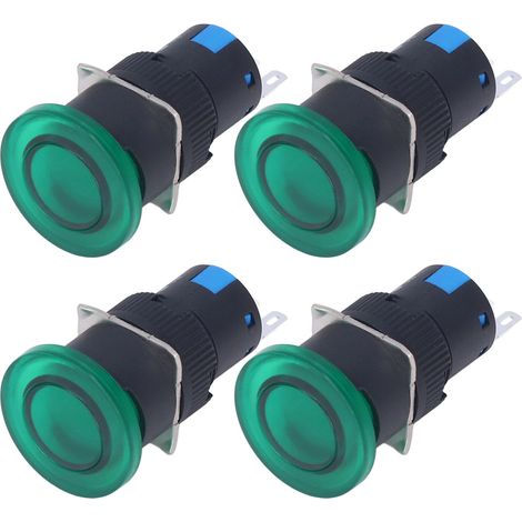 Zubehörset mit 25 kurzzeitigen, selbstrückstellenden BERM-Drucktastern, 16 mm, 3 Pins, für BEM-LA16-11M-G-Geräte (1/5)