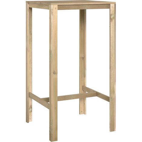 Maison Exclusive - Bartisch 60x60x110 cm Imprägniertes Kiefernhol