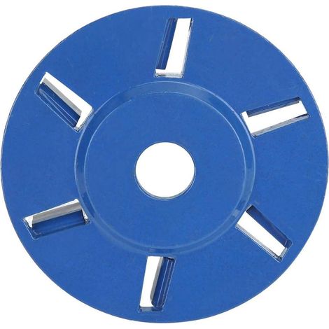 Disque à découper le bois, disque à sculpter le bois en acier à 6 dents, outil de travail du bois, meuleuse d'angle, accessoire pour bois dur (1/4)