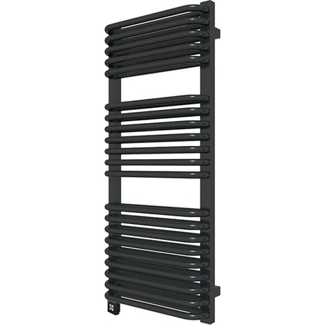 Sèche-serviette électrique noir de 1020mm de haut et 640mm de large - 1000 Watt - TYT1020/640SOAE1N