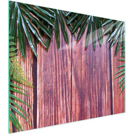 Planche à découper en verre 52x40 feuilles (1/5)
