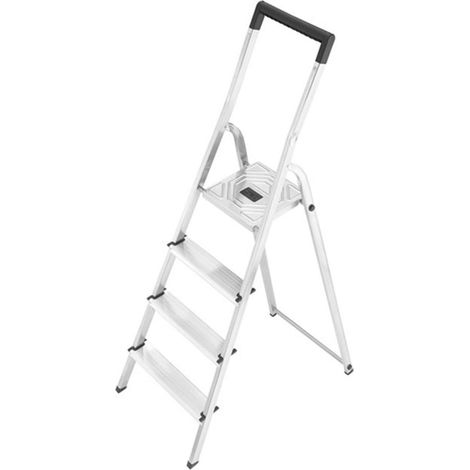 Leiter hailo l40 Aluminium 4 Stufen 146 cm