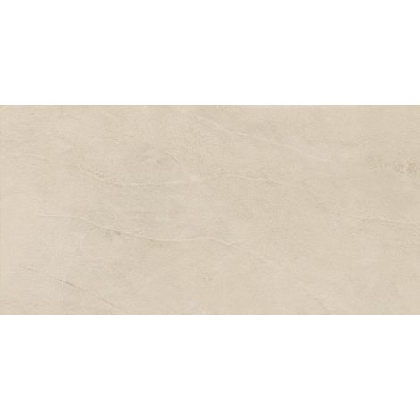 Carrelage effet Enduit Beige Lin 60x30x0,9 cm Mat Calviro - Sol et mur intérieur (vendu par carton de 1,26 m²) - RO'MA CARRELAGE
