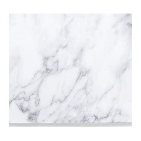 Zeller Piastra di Protezione Marmorizzata Nera o Bianca 56x50 cm