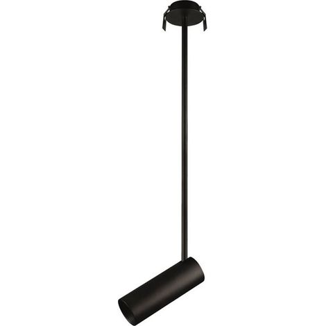 [NEUWERTIG] B-Ware NOVA LUCE Pendelleuchte Hängelampe BRANDO Aluminium Schwarz LED GU10 LED Einbau (1/2)